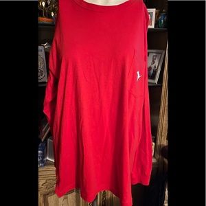 NWT VS PINK OVERSIZED LONG SLEEVE SHIRT